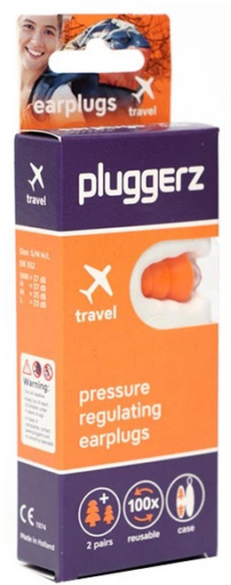 pluggerz 荷蘭進口 飛行耳塞 聲音濾波器 大 + 小, 1組, 2副