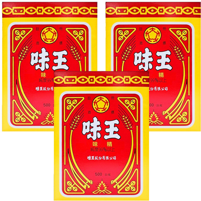 味王 味精, 500g, 3盒