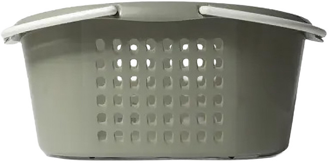 GINII 基尼 多功能衛浴橢圓提籃 3301 160g 3.9L, 莫蘭迪綠, 1個