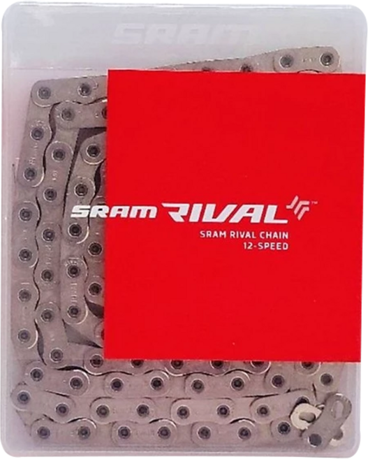SRAM RIVAL 12速鏈條 120目, 1個, 銀色