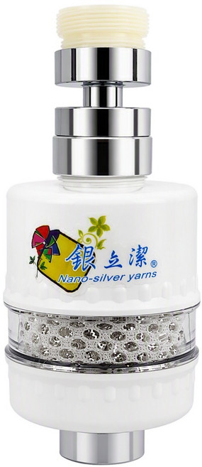 銀立潔 奈米銀絲 廚房用 淨水過濾器 抑菌 除氯 除臭 SGS認證 TUV認證 5 x 6cm 1個