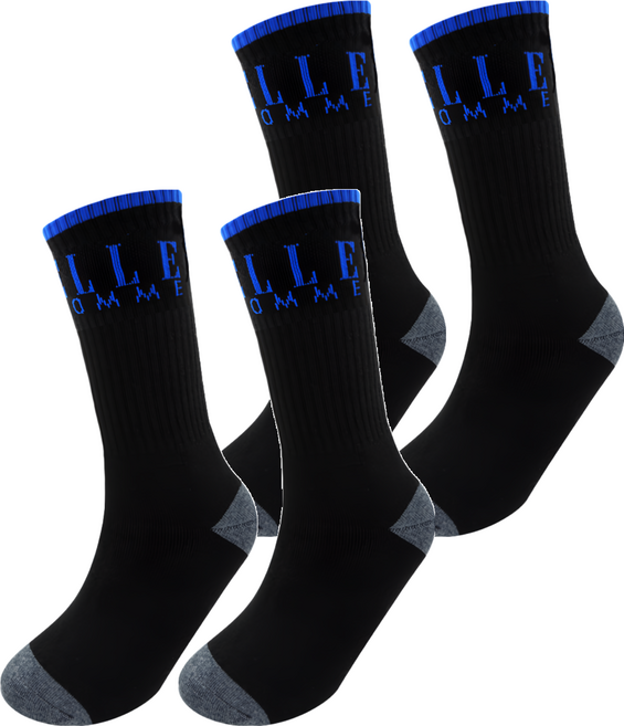 ELLE HOMME 簡約全方位機能襪 2雙