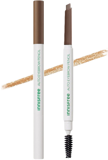 INNISFREE 台灣公司貨 妝自然眉筆 0.3g, 7號 蜜糖棕, 1支