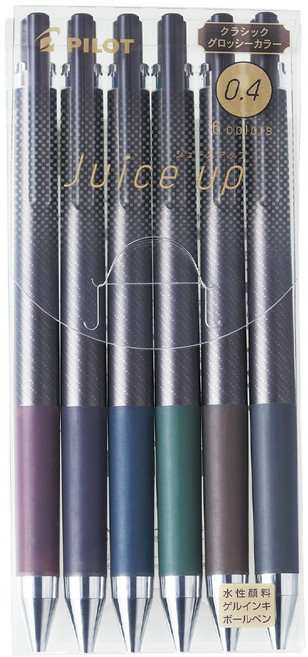PILOT 百樂 Juice up 超級果汁筆6色組 0.4mm LJP120S4-6CGS, 復古色, 1組