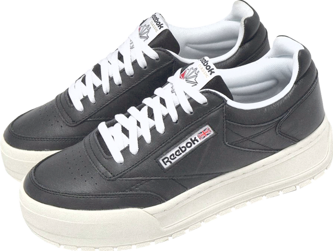 Reebok 銳步 Club C Megacourt 厚底復古情侶鞋