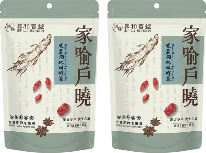 麗紳和春堂 黑豆枸杞明眸茶, 10g, 10入, 2包