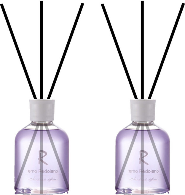 emo Redolent Pastel系列 擴香瓶, 黑莓與月桂葉, 200ml, 2個