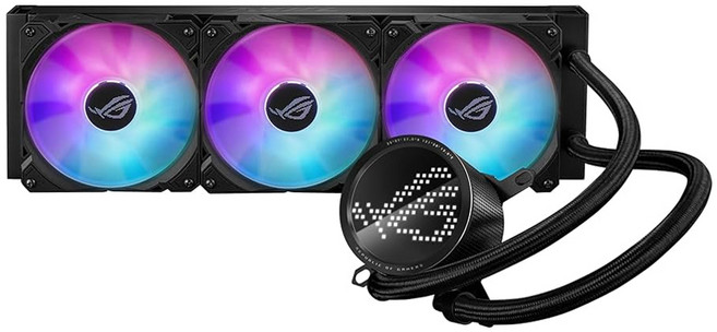 ASUS 華碩 ROG RYUO III 360 ARGB 龍王3代散熱器, 黑色, 1個
