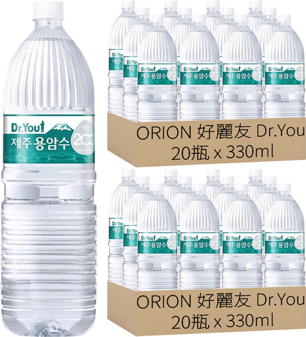 ORION 好麗友 Dr.You 濟州熔岩水, 330ml, 40瓶