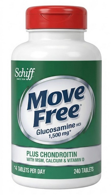 Move Free 益節 葡萄糖胺五合一, 1罐, 240顆