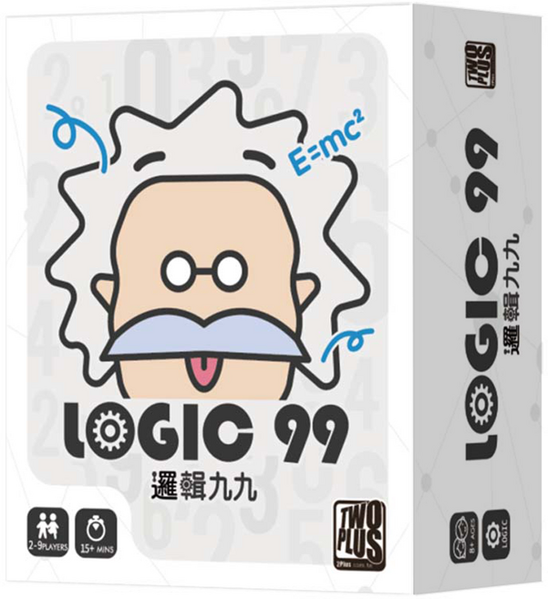TWO PLUS 灣加遊戲 邏輯九九 8歲以上, 多色, 1盒
