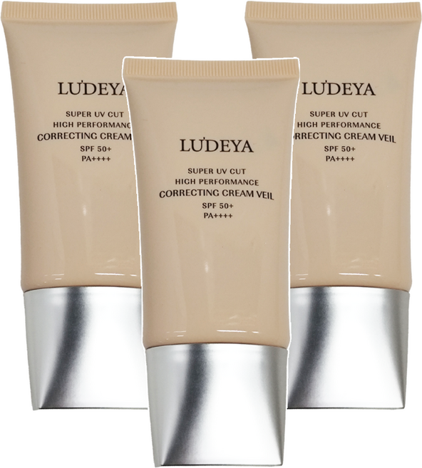 LUDEYA 露緹雅 極光綻白高效隔離霜 45ml SPF50+ PA++++, 單一顏色, 3條