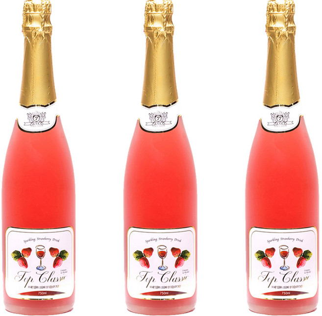 HI SEVEN 頂級經典草莓碳酸飲料, 750ml, 3個