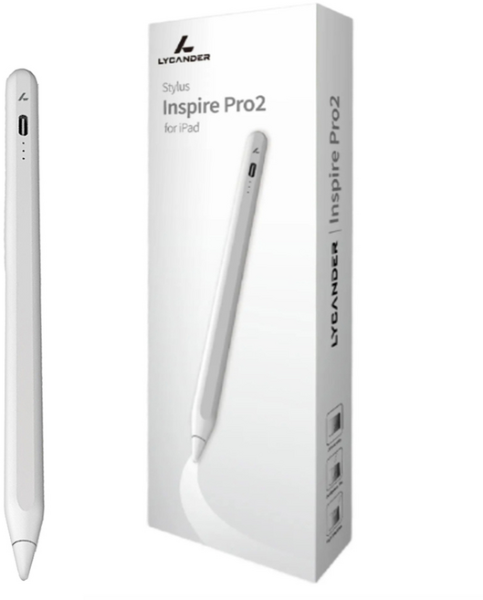LYCANDER iPad 專用 觸控筆 白色 Inspire Pro2 1支