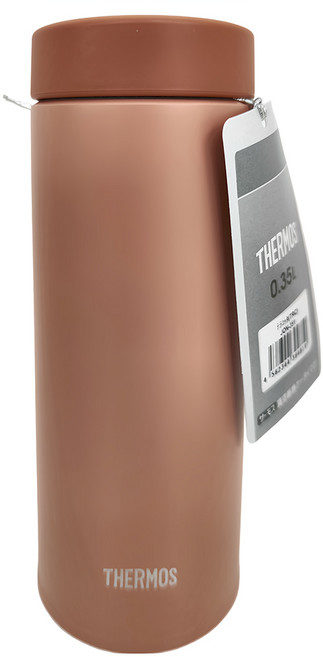 THERMOS 膳魔師 不鏽鋼保溫杯, 陶土色, 350ml, 1瓶