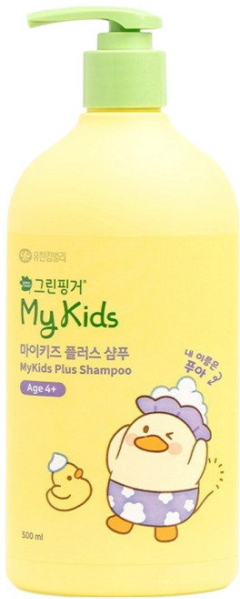 GREEN FINGER 綠手指 My Kids Plus 低刺激洗髮精 水蜜桃香, 1個, 500ml