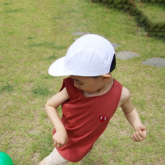 少年市集 兒童透氣愛心彩色背心