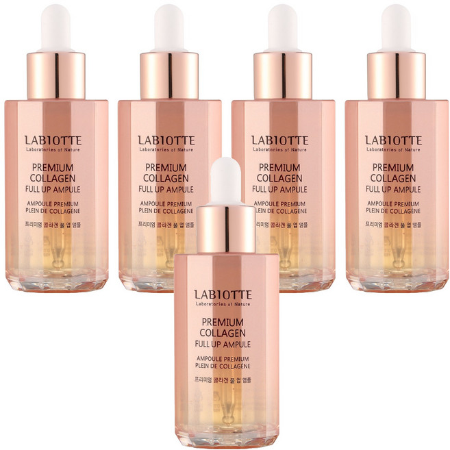 LABIOTTE 膠原蛋白澎潤滋養安瓶, 50ml, 5瓶