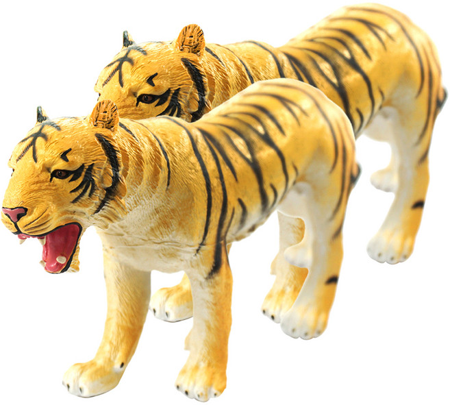 Bandi Toy 柔軟動物老虎公仔, 2個