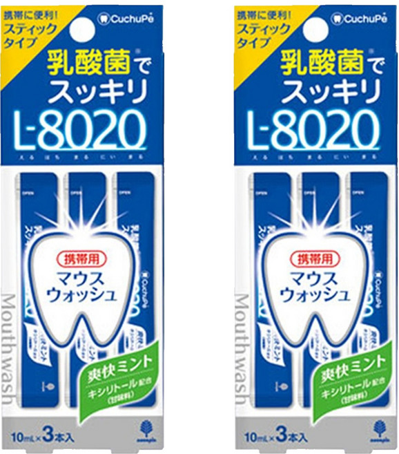 novopin 漱口水隨身包 勁凉薄荷酒精型 L-8020 3入, 30ml, 2袋