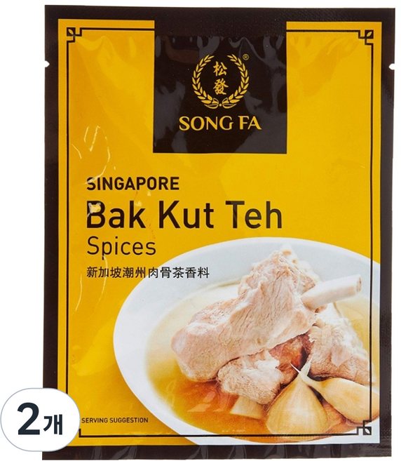 松發 肉骨茶醬, 2個, 30g