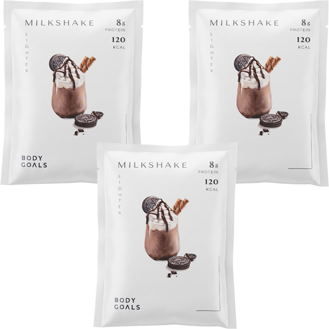 BODY GOALS 白奶昔 巧酥可可, 30g, 3包