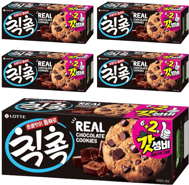 LOTTE 樂天 Chik Chok, 120g, 5個