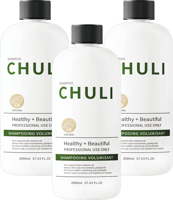 Chuli 初梨 生薑洗髮精, 2L, 3個