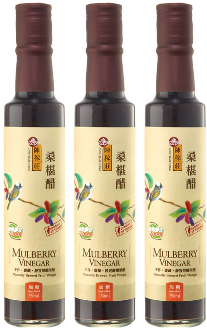 陳稼莊 桑椹醋, 250ml, 3瓶