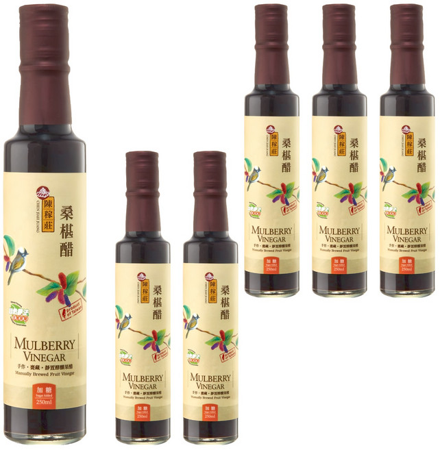 陳稼莊 桑椹醋, 250ml, 6瓶