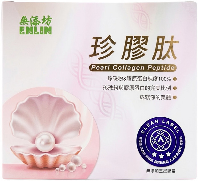 ENLIN 無添坊 珍膠肽, 5g, 30包, 1盒