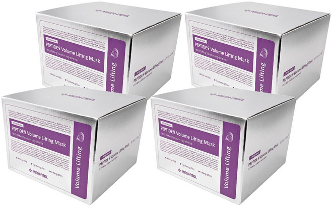 MEDIPEEL 美蒂菲 台灣公司貨 九胜肽緊緻面膜 25ml, 50片, 4盒