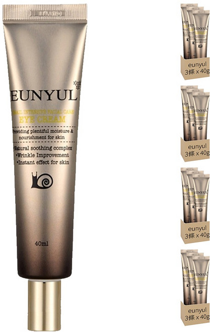 eunyul 韓國原廠直供 蝸牛強效護理眼霜, 40g, 12條
