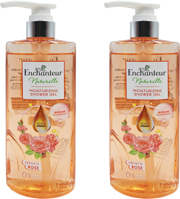 Enchanteur 艾詩 無添加沐浴露 玫瑰橘, 510g, 2瓶