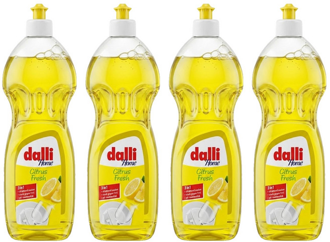 dalli 達麗 全效能3合1 超濃縮 洗碗精, 1L, 4瓶