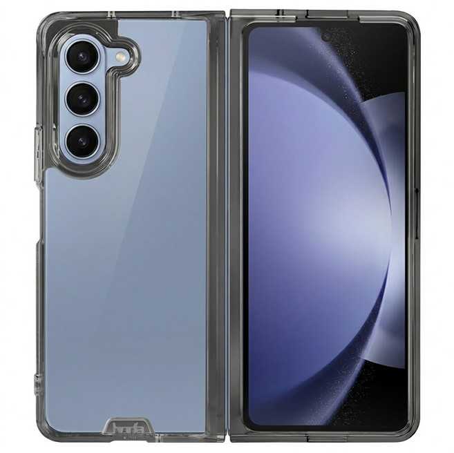 HODA 好貼 晶石 手機 防摔 保護殼 Samsung Galaxy Z Fold5 軍規 透黑