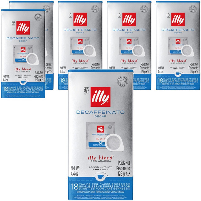 illy 意利 Decaffeinato 法式烘焙膠囊咖啡, 7.2克, 6個, 18件