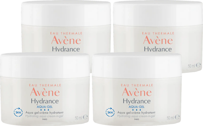 Avene 雅漾 24H保濕水凝霜, 50ml, 4罐