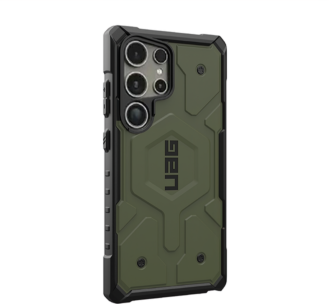 UAG 經典 Galaxy S24 Ultra 手機 保護殼 磁吸 耐衝擊 綠色 實色款 熱塑性聚氨酯/PCR再生塑料/磁石