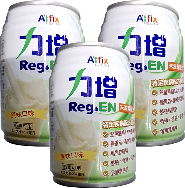 Affix 艾益生 力增 未洗腎配方 原味口味, 3罐, 237ml