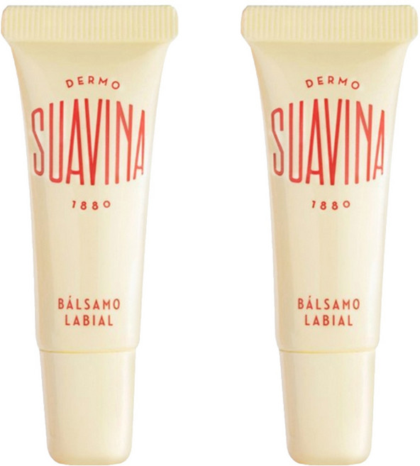 SUAVINA 蘇亞維娜 百年經典款護唇膏, 薄荷柑橘香氣, 12ml, 2條