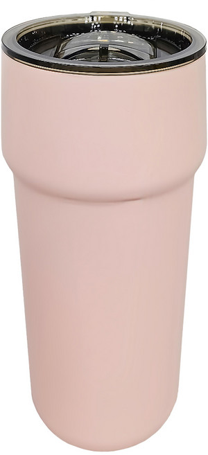 Rico 瑞可 304真空隨享杯 OS1-500 高度162mm 杯底直徑68mm 杯口內徑88mm, 粉色, 500ml, 1個