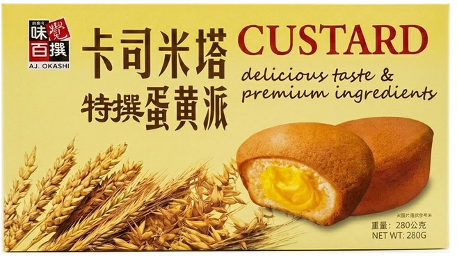 AJI OKASHI 味覺百撰 蛋黃派, 280g, 1盒