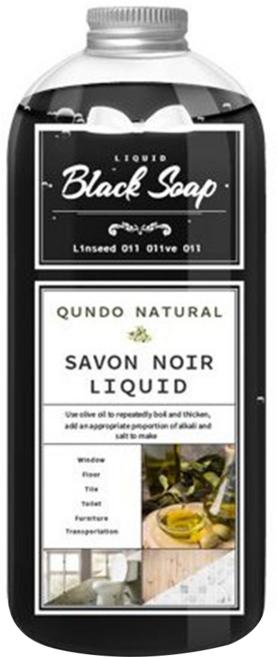 QUNDO 康朵 萬用家事黑皂液, 1L, 1瓶