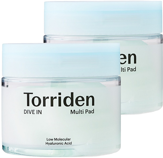 Torriden Dive In低分子玻尿酸保濕爽膚棉, 80入, 2個