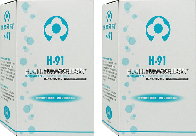 Health 健康牙刷 高級矯正牙刷, 12支, 2盒