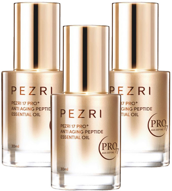 PEZRI 派翠 17胜肽PRO + 角鯊潤澤全能油, 30ml, 3瓶