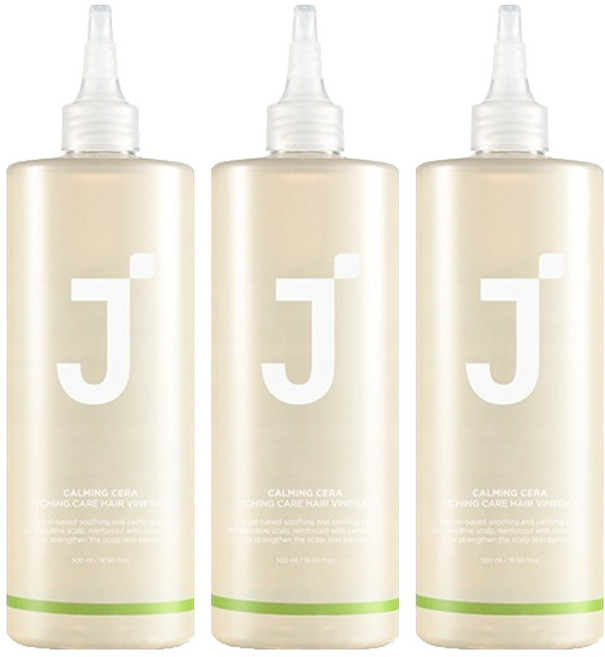 J'SOOP 清涼頭皮護髮醋, 3個, 500ml