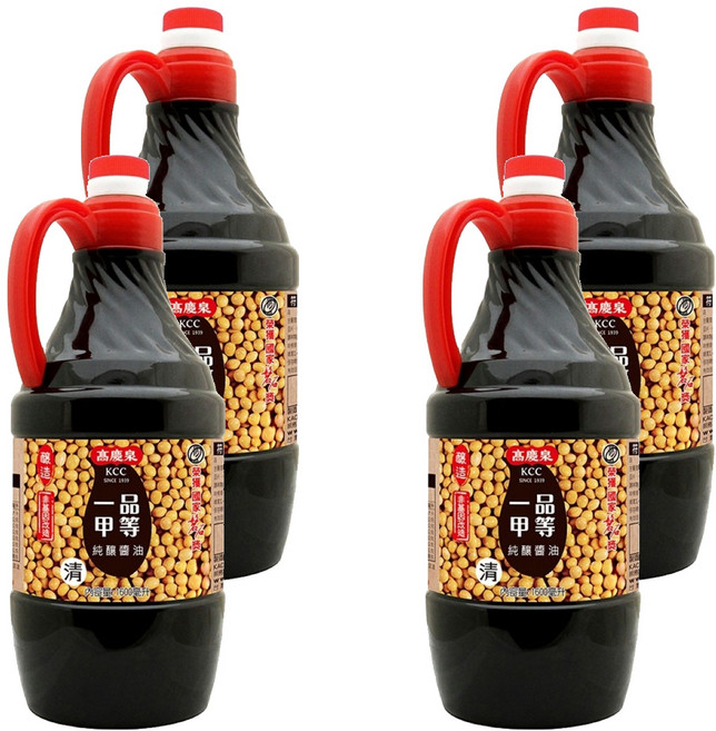 高慶泉 一品甲等醬油, 1.6L, 4瓶
