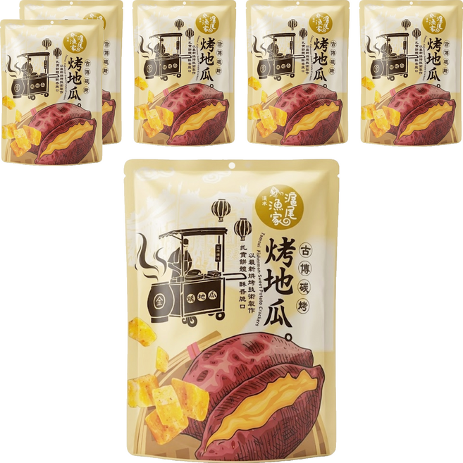 滬尾漁家 烤地瓜, 6包, 70g